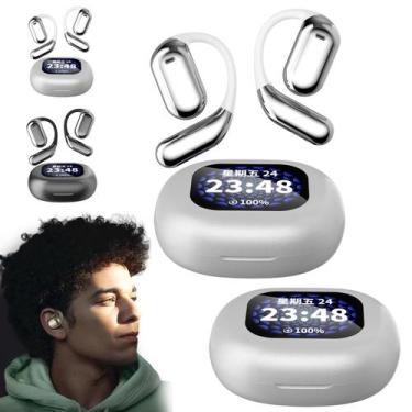Imagem de Fones de ouvido Bluetooth Circularite True Powerful 5.4 IPX5 brancos -