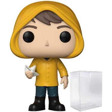 Imagem de Pop Stephen King's It – Boneco de vinil Georgie Denbrough com Boat Funko (incluído com caixa protetora compatível), multicolorido, 9,5 cm