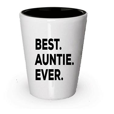 Imagem de Copo de shot Best Auntie Ever – 1 You're Going To Be An Auntie – Presente divertido – Para uma ideia de presente – Adicionar ao conjunto de caixa de presente – de Natal (1)