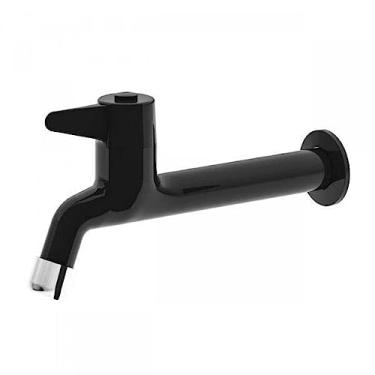 Imagem de JAPI 1158IHK Torneira para Pia Cozinha, Parede Abs, Preta, 1/4 Volta Ihk