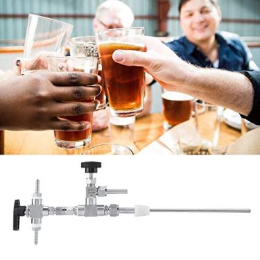 Imagem de Pistola de tampa de garrafa de cerveja de aço inoxidável 304, enchimento de garrafa de cerveja de contrapressão kit de fabricação de cerveja caseira co2