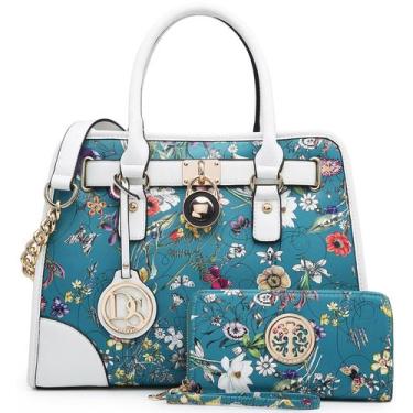 Imagem de Bolsa de mão Dasein, bolsa feminina de design com carteira corresponde