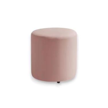 Imagem de Puff Colorido Infantil Mini Puff Criança Quarto Bebê (Rosa)