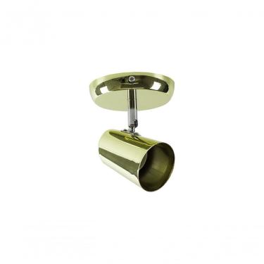 Imagem de Spot De Sobrepor New Short - 1xgu10 50w Cromado e Dourado