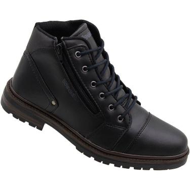 Imagem de Bota Casual Coturno Wonder Resistance Cano Curto Cadarço E Zíper Masculina