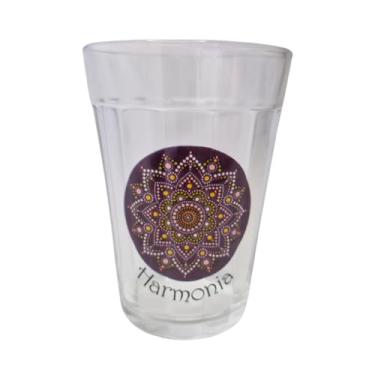 Imagem de Copo Vidro Americano Mandala Harmonia Presente Decoração