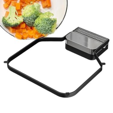 Imagem de Coador De Pia De Canto - Suporte de Cesto Dobrável com - Coletor de Alimentos para Pia da Cozinha com 100 Sacos em Malha Filtrante,para Coleta de Resíduos Raspas e Sobras Alimentares