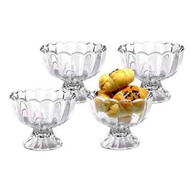 Imagem de Conjunto de tigelas de vidro VanEnjoy em embalagem segura – Mini preparação, mergulho, sobremesa, sorvete, lanche, bar – Conjunto de 4, 170 g