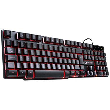 Imagem de TECLADO GAMER VX GAMING HYDRA 107 TECLAS + 12 MULTIMÍDIA COM LED VERMELHO SENSACAO TECLA MECANICA – GT702 – VINIK