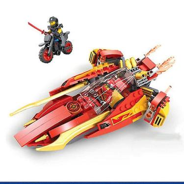 Imagem de Blocos de construção: a nave espacial Fire Element do  Ninja Kai