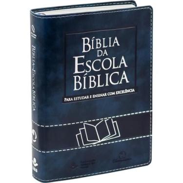 Imagem de Bíblia Da Escola Bíblica Azul - Naa - Grande