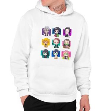 Imagem de Moletom Unissex Estampado Demon Slayer Chibi Personagens-Unissex