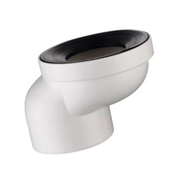 Imagem de XLWLLNJ Deslocador de Assento de Vaso Sanitário Tubo de Encanamento Acessórios para Assento de Vaso Sanitário Reparo Peça de Acessório de Banheiro Adaptador D, branco 7,5cm