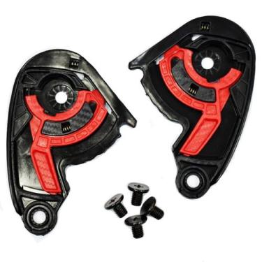 Imagem de Kit Fixação Fixador Axxis V18b Eagle Draken Viseira Nova, Camaleão, V1