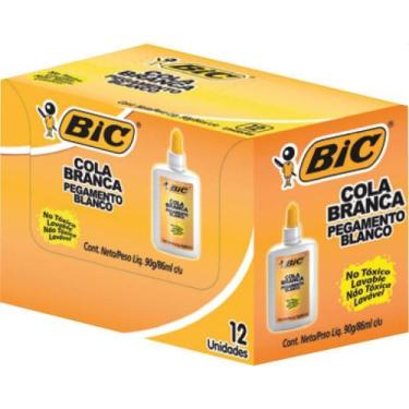 Imagem de Cola Escolar BIC 90G - Caixa com 12 Unidades