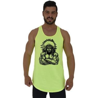 Imagem de Regata Longline Estampada Masculina MXD Conceito Índio Maromba, Mascul