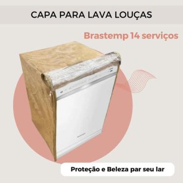 Imagem de Capa para lava louças brastemp 14 serviços transparente flex - Capas F