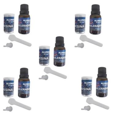 Imagem de Kit 5 Solda Fria Para Evaporadora de Alumínio - Alumax-C - BRASWELD