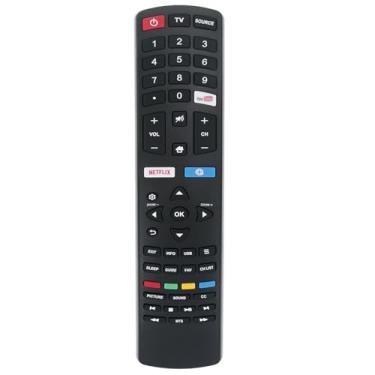 Imagem de Controle remoto de substituição aplicável para TCL TV 55D1620 49D1620 40D1620 32D1620 MT5655-LA 43D1240