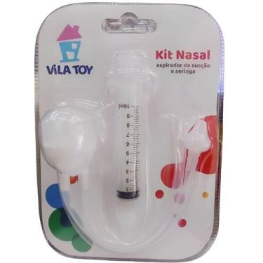 Imagem de Kit Nasal Vila Toy  Aspirador de Sucção com Seringa para Higiene Infan