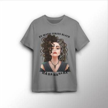 Imagem de Camisa Básica Unissex Estampada Eu Matei Sirius Black - Lobo Sete, Cin