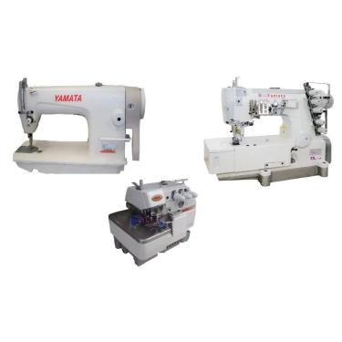 Imagem de Galoneira+Reta+Overlock  Industriais Yamata Completas+3LEDS