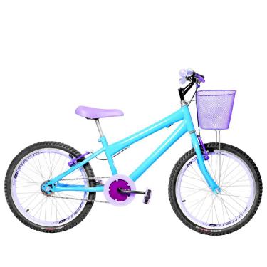 Imagem de Bicicleta Infantil Aro 20 Aero Cor Azul Claro E Lilás
