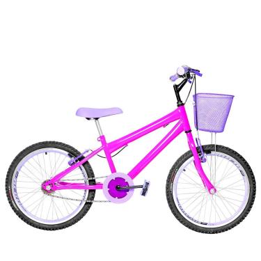 Imagem de Bicicleta Infantil Feminina Aro 20 Aero Cor Pink E Lilás