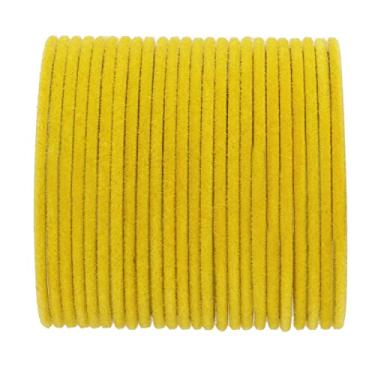 Imagem de Efulgenz Pulseiras indianas para mulheres, conjunto de pulseiras indianas Bollywood de metal liso de veludo, pulseiras de noiva, casamento, moda bijuteria para mulheres (24 peças), 2-4, Metal, Sem