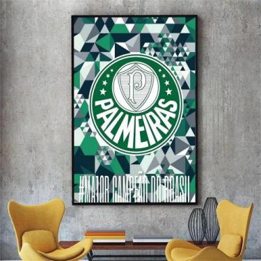 Imagem de Palmeiras Football Club Vintage Poster Sem Moldura Papel Kraft Arte De