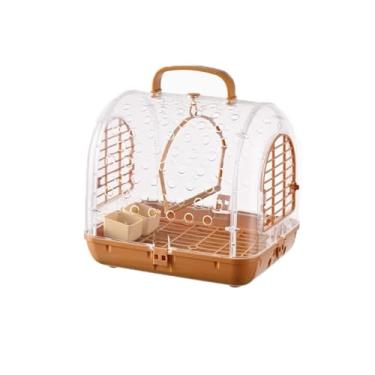 Imagem de Gaiola de pássaro, papagaio, hamster, mensageiro, bolsa de ombro, portátil, para viagem, gaiola de voo