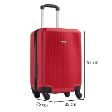 Imagem de Mala De Bordo 10 Kg Ziper Antifurto Abs 4 Rodas 360 Padrão Anac - CAVE