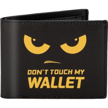 Imagem de Carteira infantil para meninos adolescentes, para meninos de 6 a 7 a 8 a 9 a 10 a 11 a 12 a 13 a 14 anos, carteira engraçada de couro dobrável com bloqueio de RFID com bolso para moedas, janela para