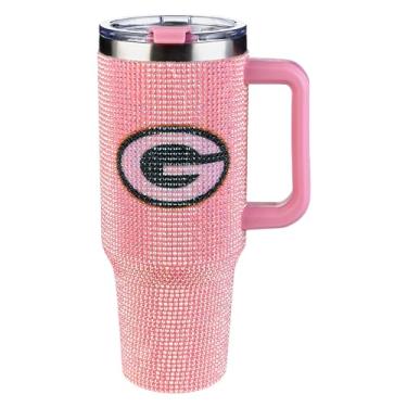 Imagem de The Memory Company Copo oficialmente licenciado NFL - Green Bay Packers 1,304 g Pink Bling Game Day