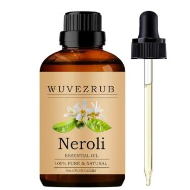 Imagem de Wuvezrub Óleos essenciais Neroli 120 ml, óleo essencial puro de Neroli para difusor de aromaterapia - 10 ml