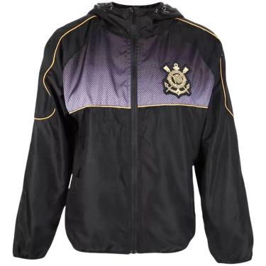 Imagem de Jaqueta Feminina Corinthians Corta Vento Sccp Gold Oficial-Unissex