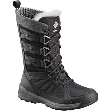 Imagem de Columbia Bota feminina Meadows Omni-Heat 3D cano médio, Preto, vapor., 7