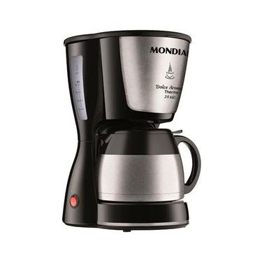 Imagem de Cafeteira Elétrica Mondial Dolce Arome Thermo Inox C-33 JT 24 Xícaras - Preta