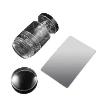 Imagem de Carimbo De Arte Para Unhas Ajustável E Rotativo, Selador De Impressão 