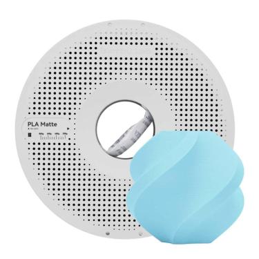 Imagem de Filamento PLA Fosco Bambu Lab para Impressora 3D Azul Gelo 1 Kg 1.75mm