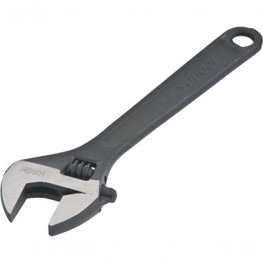 Imagem de Chave Ajustável 10" para Fixar e Soltar Porcas e Parafusos com Acabamento Fosfatizado Black Vonder