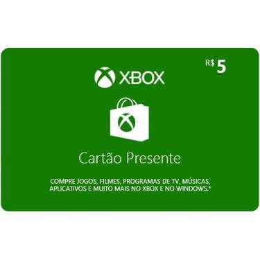 Imagem de Gift Card Digital Xbox Cash R$ 5