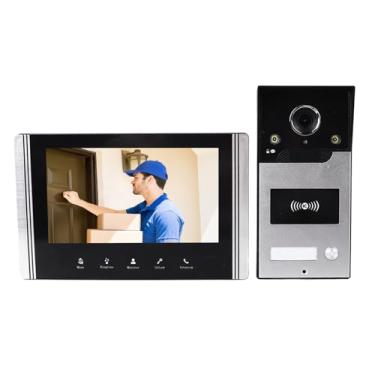 Imagem de Campainha de Vídeo Doméstica, Câmera de Campainha de Vídeo Com Detecção de Movimento de 120 ° para Smart (Plugue UE)