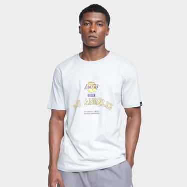 Imagem de Camiseta New Era Club House Los Angeles Lakers Masculino-Masculino