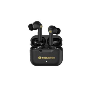 Imagem de Monster Airmars XKT02 - Fone de Ouvido Gamer Original Sem Fio Bluetooth com Redução de Ruído, Esportivo, Novo, TWS 5.1 (Black)