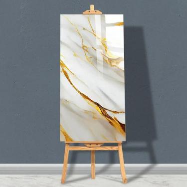 Imagem de 6 Placas Adesiva Parede Painel Vinilico Marmore 30x60cm Top - Tribosho