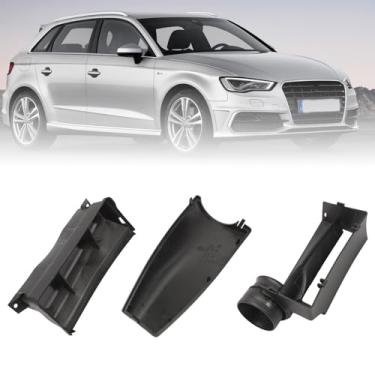 Imagem de 3 peças de montagem de duto de admissão de ar compatível com entrada de ar A3 2006-2013 para Jetta Passat 2005-2016 substituir #1K0805971C9B9 1K0805965J9B9 1K0805962E9B9