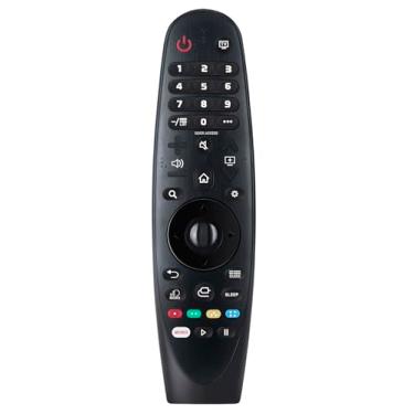 Imagem de Controle remoto básico de substituição AN-MR19BA compatível com LG Smart TV 2019 43UM7100PUA 43UM6900PUA 70UM7370PUA 49UM6900PUA 55UM6900PUA 60UM7100DUA 55UM7200PUA (sem função mágica )