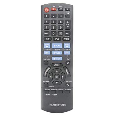 Imagem de Novo controle remoto N2QAYB000702 adequado para sistema de som Panasonic DVD Home Theater SCXH170 SAXH170 SC-XH170 SA-XH170