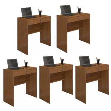 Imagem de Kit 5 Escrivaninha Andorinha Jcm Movelaria Cinamono
